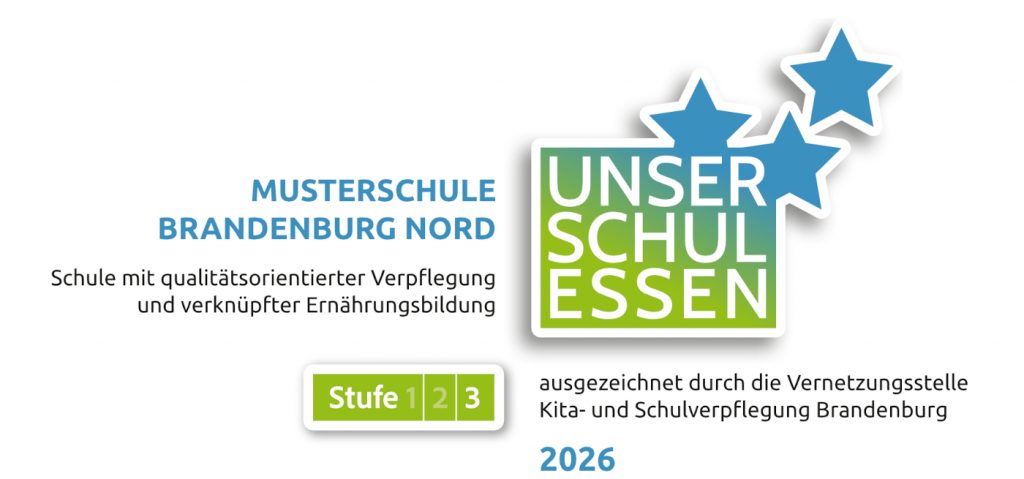 „Unser Schulessen – Drei Sterne" Stufe 3.